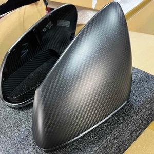 Nouveau boîtier de rétroviseur latéral noir en fibre de carbone mate 2019-2024 pour 911 992 – Rétrofit/Amélioration - Product Image 2