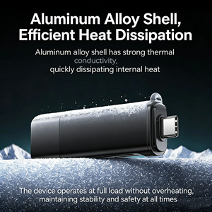 قارئ بطاقات خارجي من سبائك الألومنيوم نوع C/USB3.0 لبطاقات SD/TF متعدد الوظائف للحواسيب المحمولة والأجهزة المحمولة - Product Image 4