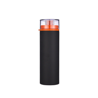Accus — bouteille en aluminium noir, 750ml, logo personnalisé, vente en gros, nouvel arrivage