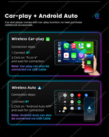 MEKEDE & NAVIFLY Android 14 Version Moniteur d'appui-tête de voiture Lecteur dvd de voiture FM/AM sans fil CP wifi pour VW10 VW Passat B6 B7 2011-2015