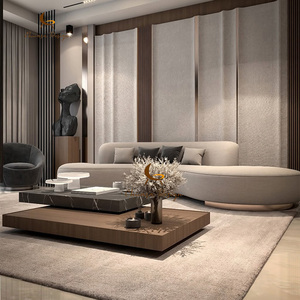 Fashion Modular <b>Bed</b> Comfort Cloud Set Furniture Modern <b>White</b> Italian Luxury Sectional Couch Fabric Living Room <b>Sofas</b> - Product Image 2