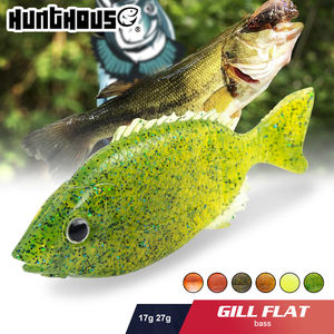 Señuelos de Pesca Artificiales Hunthouse al por Mayor, 100 mm, Señuelos de Pesca de Agua Dulce, Gusano Suave de Plástico para Atún - Product Image 1