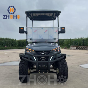 Carrito de <span class=keywords><strong>Golf</strong></span> Eléctrico con Marco de Aluminio <span class=keywords><strong>Gris</strong></span>, 2 Plazas, para Caza, con Motor de 5kw - Product Image 3
