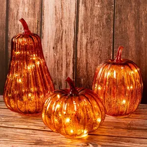 Battery Operated Halloween Decoration Pumpkin String Light Fairy Pumpkin Led Light