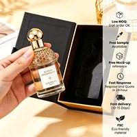 Boîte magnétique à couvercle rabattable personnalisée avec revêtement en tissu coton, boîte cadeau estampillée or pour parfums et artisanat