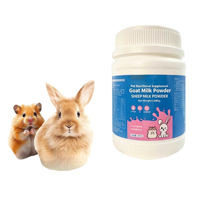 USMILEPET Lait en poudre de chèvre, complément nutritionnel pour jeunes lapins adultes, hamsters, cochons d'Inde, petits animaux