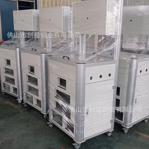 Cadres d'équipements lourds en alliage d'aluminium sur mesure, composants industriels basés sur des plans pour ligne automatisée, profilés en aluminium - Product Image 2