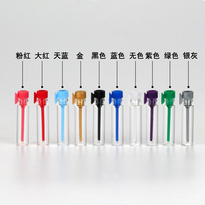 Personalizado de vidrio mini frasco de muestra de perfume y probador del tubo de la botella por persona importa - Product Image 4