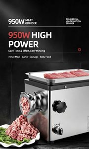 Picadoras de Carne Comerciales al por Mayor, de Alta Potencia, la Mejor Calidad, Máquina <span class=keywords><strong>Picadora</strong></span> Eléctrica Inteligente y Automática - Product Image 3