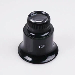 STOEMI 8504 12X Eye-clamp Aspheric Lens 14mm Effective Diameter Black <strong>Magnifying</strong> Glass/Loupe for <strong>Watch</strong> and Jewelry <strong>Repairing</strong> - Product Image 1