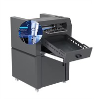 Máquina de Corte y Troquelado de Etiquetas A3MAX5-PRO de Doble Cabezal con Alimentación Automática por Succión de Aire, Máquina de Corte y Hendido con Rueda Rotatoria