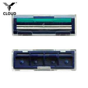 Rasoio di sicurezza usa e getta CLOUD a doppia lama con lame in acciaio inossidabile, cartucce intercambiabili per rasatura a umido <span class=keywords><strong>da</strong></span> <span class=keywords><strong>uomo</strong></span> - Product Image 5