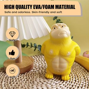 La Mejor Opción de Regalo Creativo: Juguete Antiestrés de Mono/Gorila con Material PU, Suave y de Rebote Lento, para Edades de 8 a 14 Años - Product Image 6
