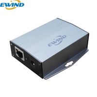 Inyector PoE IEEE 802.3af/at Alimentado por CC, 10/100/1000Mbps, 1 Puerto de Datos RJ45 Entrada + 1 Puerto PoE RJ45 Salida para Cámara IP y Punto de Acceso Inalámbrico