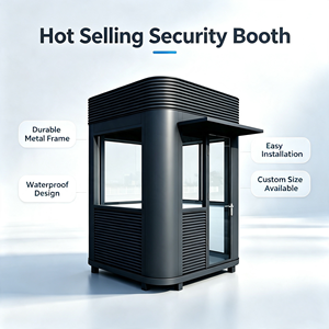 Cabina di Sicurezza Portatile per Esterni, Design Compatto, Cabina Temporanea Realizzata per Edifici Uffici, Cabina di Sicurezza Impermeabile - Product Image 3