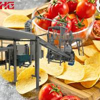 Ligne de production à chaud Machine à croustilles entièrement automatique et pièces à vendre avec une productivité élevée