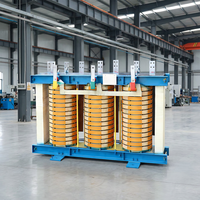 Transformateur sec de type résine coulée pour la distribution d'énergie industrielle, 315 kVA, ISO 9001, haute résistance, résistant à la chaleur, bobine en cuivre pur