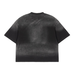 เสื้อยืดทรงบ็อกซี่ฟิต วินเทจ ล้างสีแบบแอซิดวอช ผ้าฝ้าย 100% สีซีดจางแบบซันเฟด ทรงครอป แห้งเร็ว น้ำหนัก 280 กรัม ผ้าหนา ทรงโอเวอร์ไซส์ ยูนิเซ็กส์ สำหรับผู้ชาย - Product Image 5