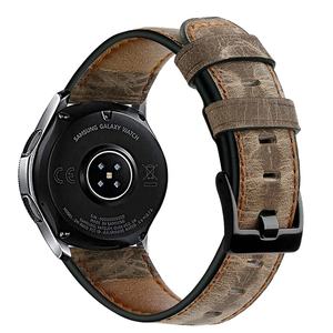 IVANHOE – bracelet en cuir pour Samsung <span class=keywords><strong>Galaxy</strong></span> Watch 46mm/pour Samsung Gear <span class=keywords><strong>S3</strong></span> 22mm pour Gear <span class=keywords><strong>S3</strong></span> <span class=keywords><strong>Frontier</strong></span>/Classic <span class=keywords><strong>Smartwatch</strong></span> - Product Image 5