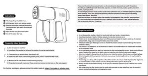 공장 직영 K5 무선 분무기-블루 나노 알코올 스프레이 소독 건 이중 분무 및 소독 기능 - Product Image 4