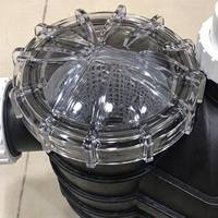 Pompe de circulation et de filtration pour piscine 0,75 kW 1 CV, hauteur de refoulement max. 17,5 m, débit 380 L/min, moteur classe IPX5 F, couvercle de filtre transparent, simple