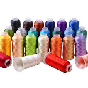 800颜色现成现货108D 120D/2 5000M 4000Y根据客户要求制造商优质绣花机涤纶 - Product Image 1