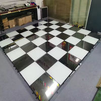 Botai 3D LED Dance Floor Miroir magnétique RVB étanche extérieur pour le spectacle de voiture de fête de mariage