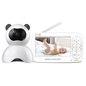 개인 안전 연결 실시간 비디오 모니터링 720P 1080P 아기 전화 5 인치 아기 모니터 5000mAh 배터리