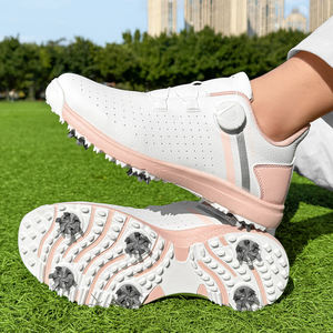 Zapatos de Golf de Microfibra de Cuero Impermeables y Antideslizantes con Excelente Amortiguación de Larga Duración, Personalizados de Fábrica OEM para Hombre - Product Image 4