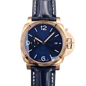 Montre Classique Bleue Célèbre à Mouvement Mécanique avec Veilleuse pour Homme et Femme - Product Image 1