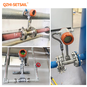 Đồng hồ đo lưu lượng khí đường kính lớn ống lưu lượng kế Plug-in hiển thị kỹ thuật số điện tử 4-20mA Giao thức truyền thông từ xa RS485 giao thức Hart - Product Image 6