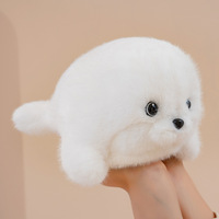 Peluche de phoque mignonne et kawaii de 26 cm, jouet en peluche doux, animal marin en peluche, poupée en peluche pour enfants, cadeau