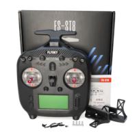 FLYSKY FS-ST8 2.4G 10CH RGB Assistant 3.0 Émetteur-récepteur radio pour avion RC, voiture, FPV, UAV, unisexe, à partir de 8 ans, en plastique durable