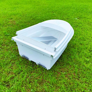 シーウォーカー折りたたみ式2.1mグラスファイバー漁船小型ディンギー川と湖用ソロスキフ - Product Image 6