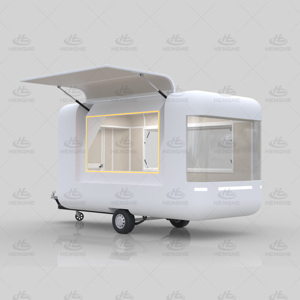 Petites remorques, maison mobile sur roues, remorque de lavage de chiens remorquable, tôle galvanisée, camion de restauration mobile avec cuisine complète - Product Image 1