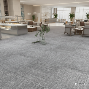 Dalles de moquette de bureau 50x50, insonorisation, prix bas, dalles de moquette bon marché, revêtement de <span class=keywords><strong>sol</strong></span> de bureau, dalles de moquette carrées de luxe pour usage commercial - Product Image 3