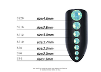 Accessoires pour ongles MingLee de haute qualité, diamants plats en verre cristal zircon, petits brillants 2D pour manucure