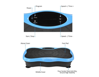 Cardio Training 4d Vibration Plate Exercice Massage du corps Shapers Vibration Plate-forme Machines pour vibrer Fitness