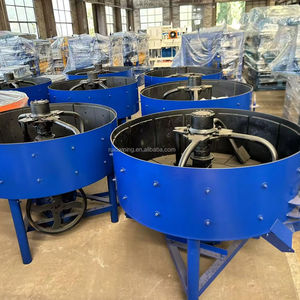 Cakram vertikal tangki atas, Mixer beton untuk situs konstruksi besar, sedang dan kecil, Mixer mulut datar semen batu - Product Image 1