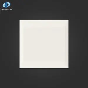 Плитка Метро серия коническая белая матовая квадратная настенная плитка для ванной и кухни Размер 150x150 мм OS50AW2X