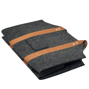 Grande capacità <span class=keywords><strong>in</strong></span> <span class=keywords><strong>feltro</strong></span> di legna da ardere cestino pieghevole per camino <span class=keywords><strong>borsa</strong></span> porta fuoco porta legno con maniglie - Product Image 3
