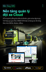 Cámara para Vehículo Vietnam QCVN06 Compatible con 4G GPS ADAS DMS, hop quy QCVN 06 4G AI Dashcam 4CH - Product Image 6