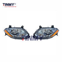 TINMY Nouvel ensemble de feux antibrouillard pour camion LED halogène compatible avec les camions lourds 113 125 2008-2017 A06-51908-006-007