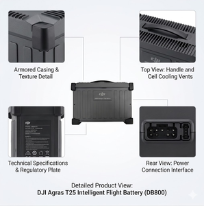 DB800 Intelligent Flight <b>Battery</b> 15500mAh 52.22V for DJI Agras T25 T25P Agricultural <b>Drone</b> Original Replacement - Product Image 3