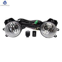 1 Ensemble de feux antibrouillard pour Toyota Hilux Revo Rocco Dakar 2018 2019, kit de feux antibrouillard pour voiture avec faisceau, ampoule et interrupteur