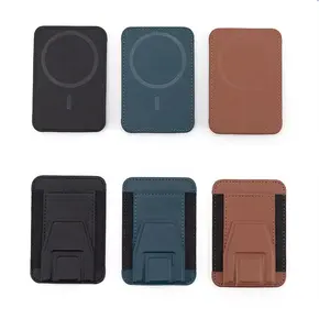 high quality luxury flip leather mobile phone accessories card holder for Iphone 15 14 13 12