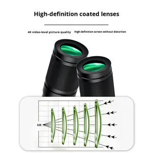 عدسة تلسكوبية أحادية العين للهواتف المحمولة مصنوعة بالكامل من المعدن بتكبير 22 ضعفًا للحفلات والتصوير الاحترافي - Product Image 2