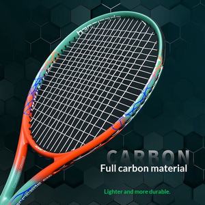 Raquette de tennis en fibre de carbone la plus vendue à l'international, adaptée aux compétitions adultes, hommes et femmes, raquette de tennis professionnelle pour joueur seul - Product Image 4
