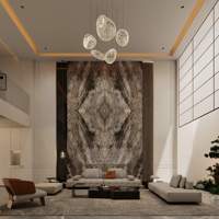 Dalles murales en porcelaine grand format 1600x3200 mm pour fond de villa, design populaire, aspect marbre, carrelage de sol en pierre frittée émaillée