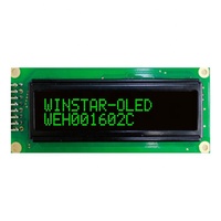 عرض خاص: شاشة عرض أحرف Winstar OLED WEH001602C باللون الأصفر، 16*2، 162 LCM COB SPI OLED 1602، لوحة 16x2، وحدة شاشة LCD للأحرف